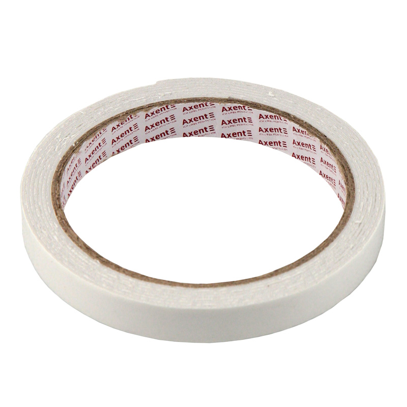 Клейка стрічка двостороння AXENT 12*2 м спінена основа (3110-A)